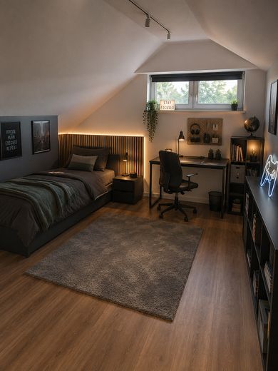 Familienfreundliche 4-Zimmer-Maisonettewohnung mit Terrasse in Berlin-Johannisthal – Jugendzimmer
