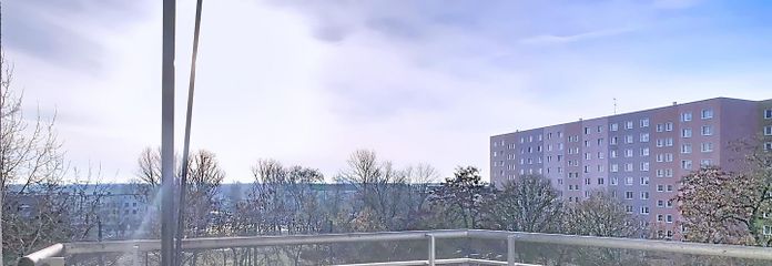 Sonnenbalkon mit Aussicht