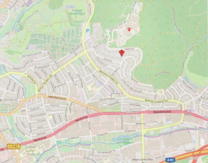 Lage des Grundstücks