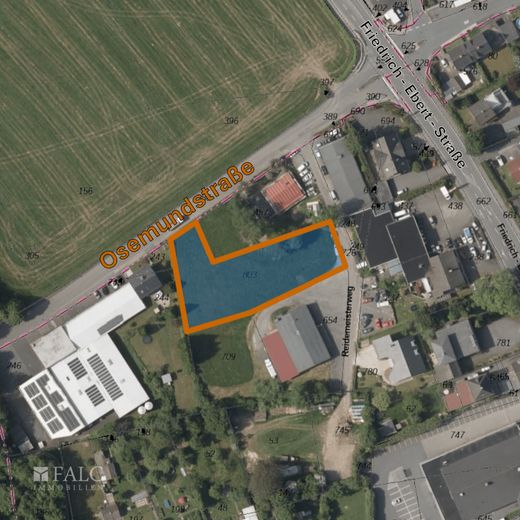 Werkpark Kierspe, XXL-Garagen, Lager &amp; Büros – Grundstück Fläche