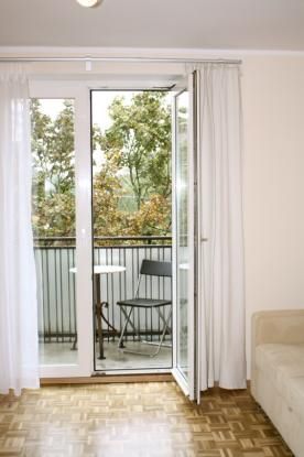 Grünwalder Str. Blick zum Balkon