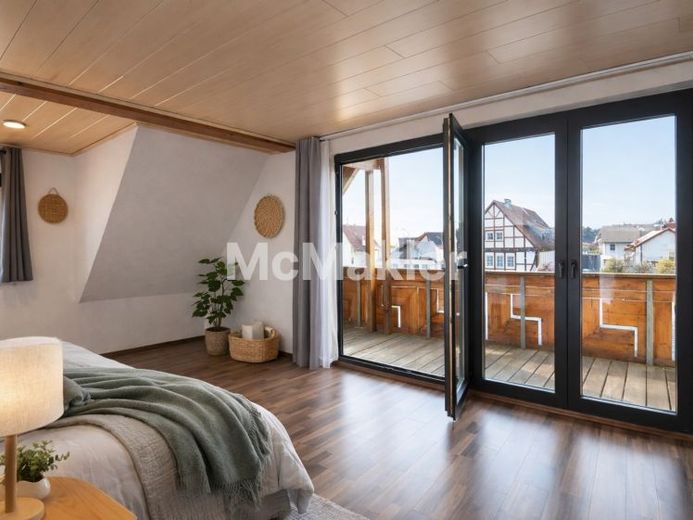 Fast wie ein eigenes Haus – charmante Maisonette-Wohnung mit Kamin, Balkon & Dachstudio – Foto 1