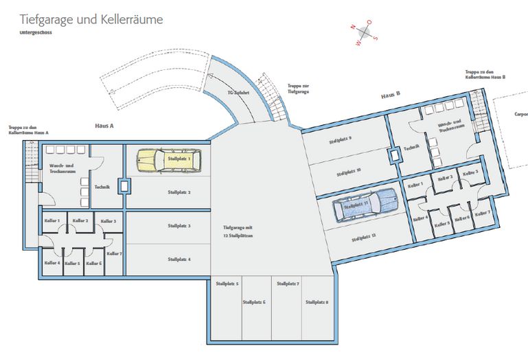 Stilvolle 2,5-Zimmer-Wohnung in Freiburg-Haslach mit Balkon & TG-Stellplatz (WG-geeignet) – TG+Kellerräume, Waschraum