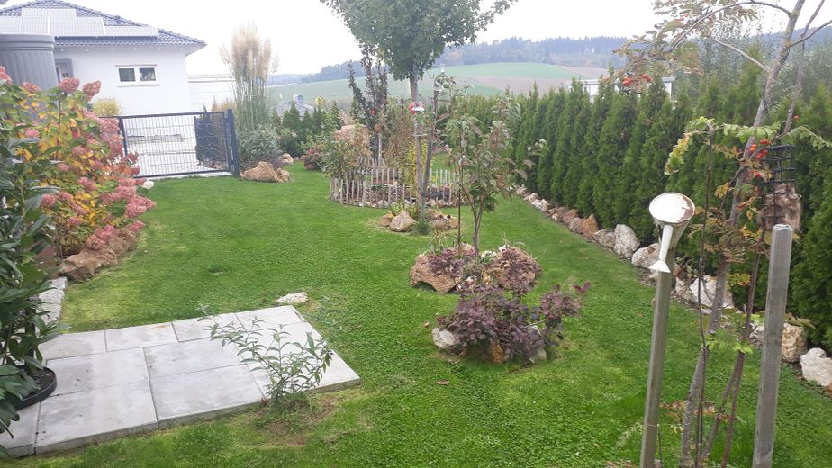 Nord-Ostseite Garten