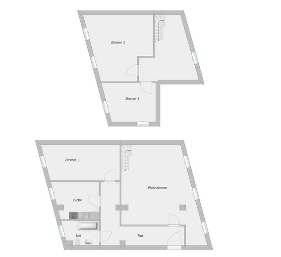 Möbliertes WG-Zimmer in top Lage – einfach einziehen! (Mittelstraße, DG-Maisionette) – Foto 13