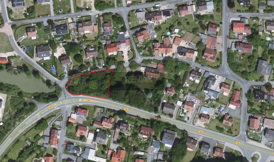 Baugrundstück in Eckersdorf (teilerschlossen) – Bild 1
