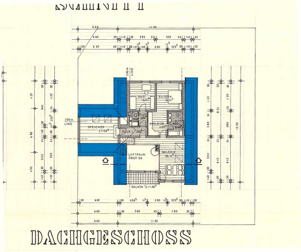 Großzügiges Familienanwesen mit Einliegerwohnung, 225 m² Wohnfläche und besonderem Flair – Grundriss Dachgeschoss