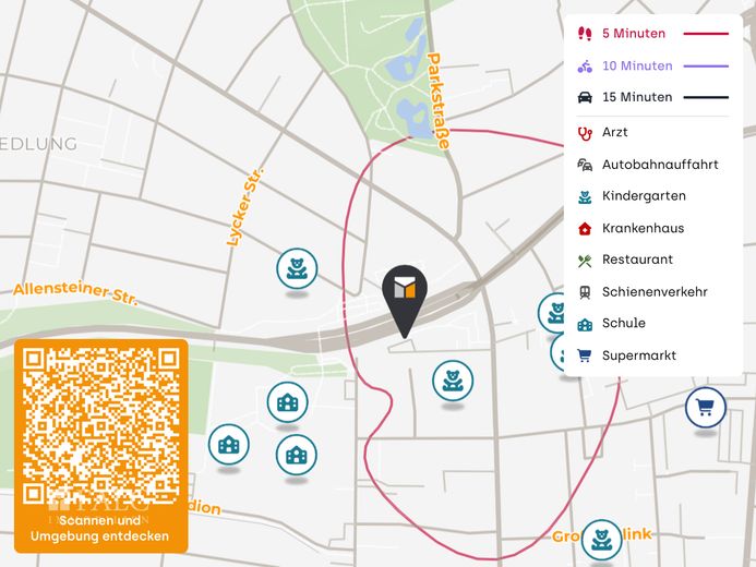 Über den Dächern von Bremerhaven - 3 Zimmer mit traumhaftem Ausblick – Lageplan