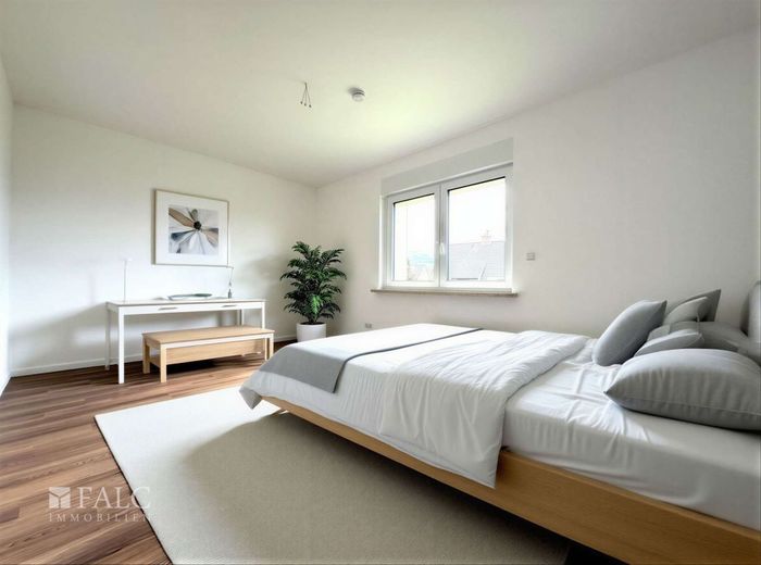 ***Wohnen am Wieter - Erstbezug einer barrierefreien 3 Zimmer Wohnung nach KfW55 Sanierung*** – KI Schlafzimmer