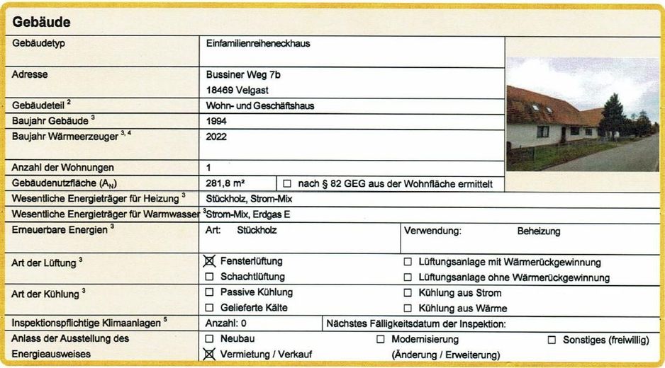 Energieausweis