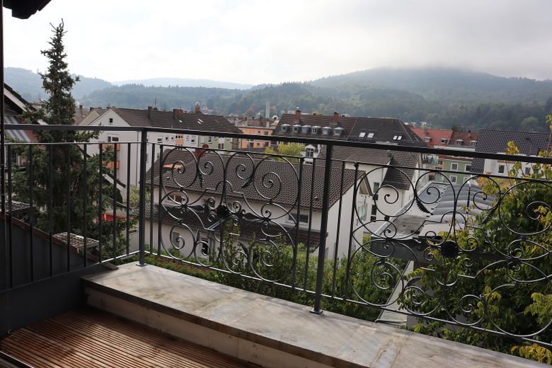 Balkon beim Essbereich
