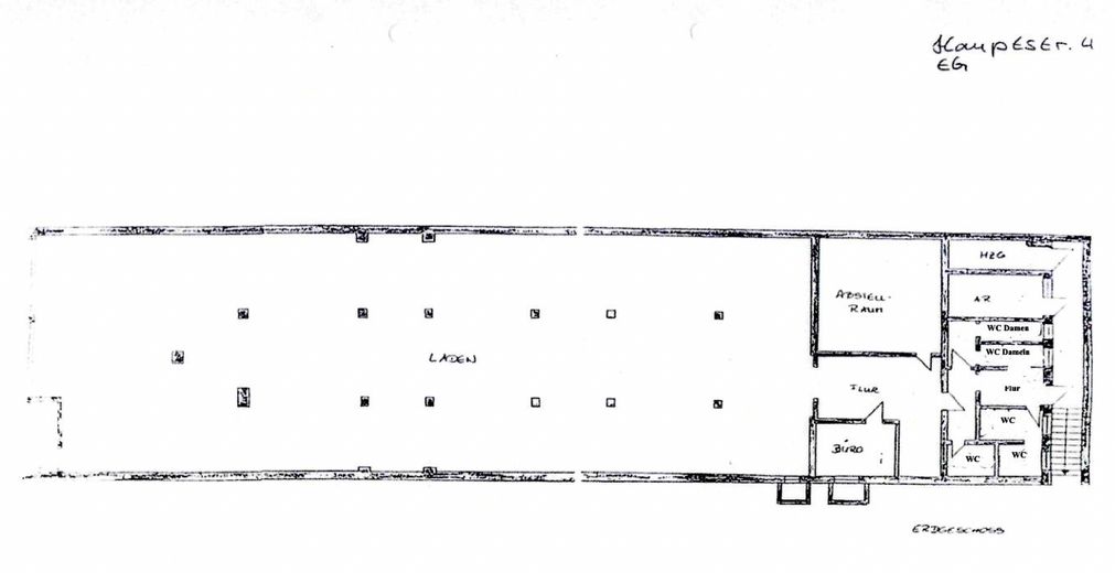 Grundriss Gewerbefläche
