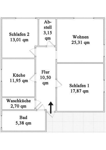 Przestronne mieszkanie 3-pokojowe na parterze, kuchnia w zabudowie, 2 miejsca parkingowe, piwnica – Zdjęcie 22
