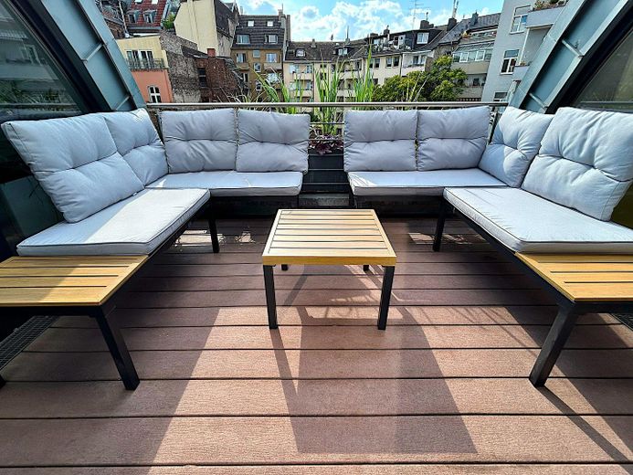 Penthouse exclusif dans le quartier belge – Un logement meublé avec style, calme et lumière – Terrasse