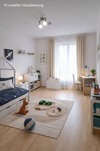 Provisionsfrei ! - familienfreundliche Doppelhaushälfte mit gepflegtem Südgarten – Kinderzimmer visualisiert