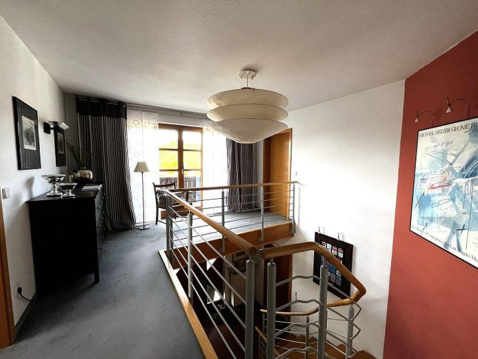 Flur oben Blick zum balkon