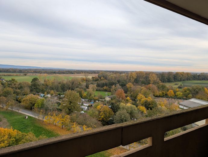 Ausblick Wohnzimmer Balkon 