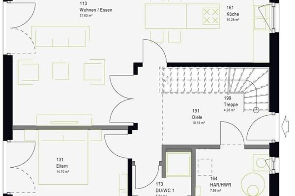 5 Zimmer, eigener Wunschgrundriss, niedrigste Heizkosten, modernste Bauweise = massa haus