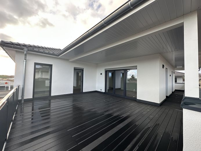 Moderne Penthousewohnung - Ein Wohntraum über den Dächern von Twistringen – Dachterrasse