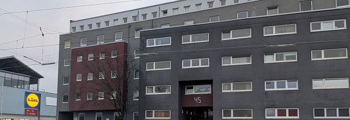 Clever investieren oder selbst einziehen – attraktives Studio-Apartment zum Kauf – Vorderansicht 