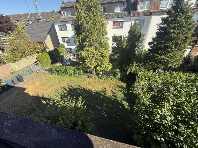 Köln Hohlweide,  2 Zimmer Küche, Diele, Bad, Balkon – Blick vom Balkon