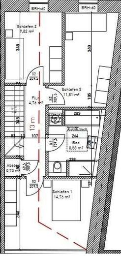 Stadtnah und trotzdem im Grünen - genießen Sie die Sommerabende auf Ihrer Terrasse! – Grundriss 7 Haus L OG