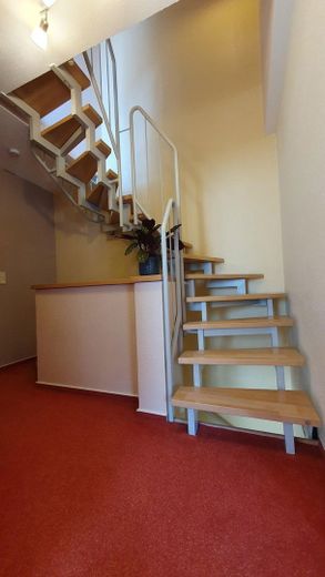 Treppe ins Dachstudio