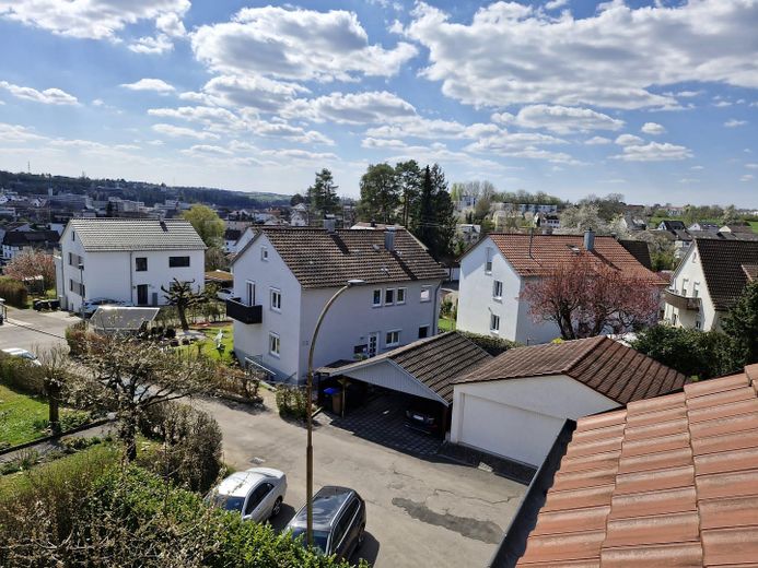Blick vom Balkon