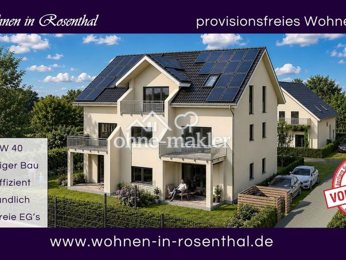 VORVERKAUF: 3 Zimmer Niedrigenergiewohnung mit Balkon -PROVISIONSFREI- in Berlin-Pankow-Rosenthal – Foto 1