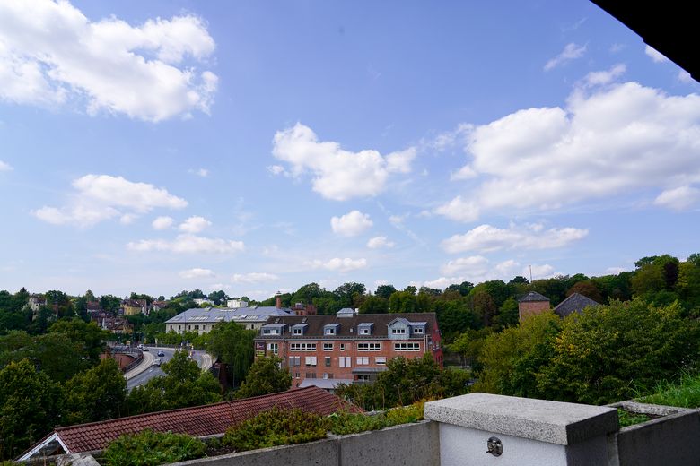 Ausblick von der Dachterasse