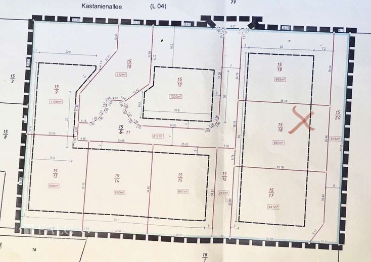 ***Baugrundstück in Zarrentin - ideal für Einfamilienhaus, Doppelhaus oder Feriennutzung*** – Grundriss
