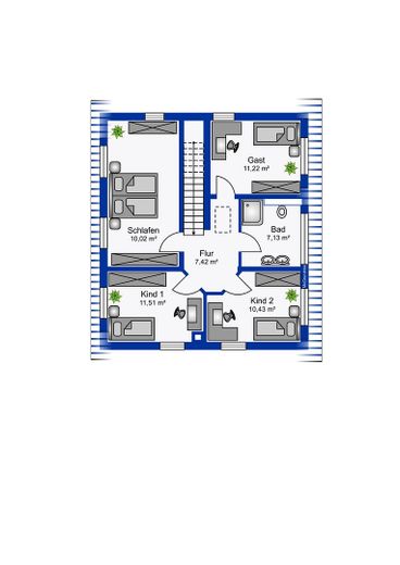 Herbstangebot 6 Zimmer EFH - Neubau - Münchaurach inkl. Grund – OG