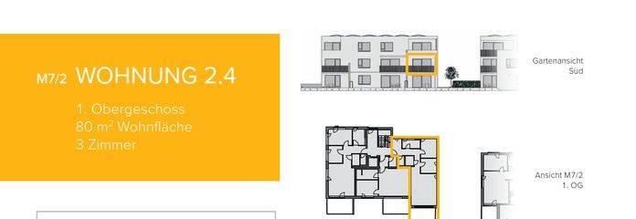 Construction neuve APP 2.4 - M7/2 - 1er étage - 80m²