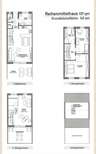 Neubau auf der Sonnenseite – KfW 55, Dachterrasse und Top-Ausstattung – Grundriss
