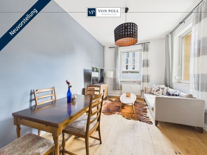 Unpack your suitcase & feel at home: Modernized, fully furnished 3-room dream apartment with balcony in Veilhof – Photo 1