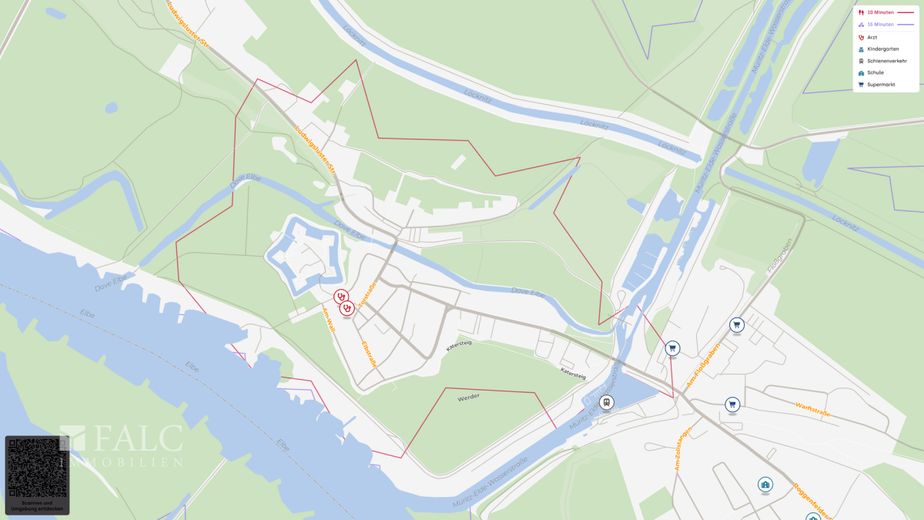 +++ Natur pur &amp; Elbnähe: Großzügige Wohnung zur Miete +++ – Site plan (micro)