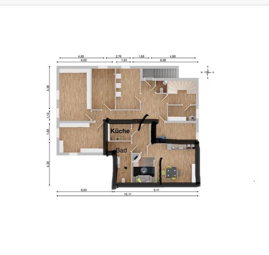 (Studenten)Wohnung im UG ab Oktober frei- möbliert, in einem 2-Familienhaus – UG Wohnung