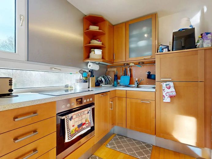 Lichte 2-kamerwoning met BALKON, EBK en ligbad in Ottobrunn – Ansicht II: Küche