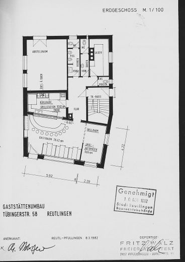 Immeuble collectif, 4 logements, 1 unité commerciale, Reutlingen, Tübinger Straße, prix à négocier – Photo 11