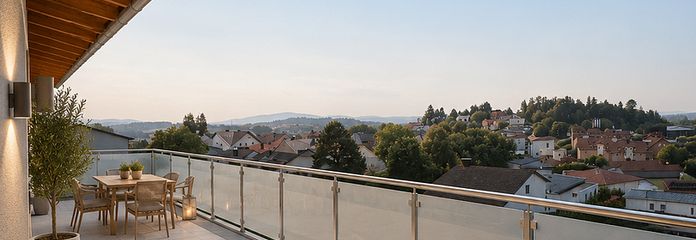 KfW40 + QNG: Im Herzen von Hauzenberg - Exklusives Penthaus mit Weitblick