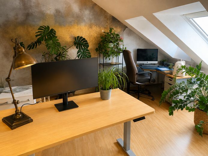 विशाल 4-कमरों वाला मैज़ोनेट अपार्टमेंट – Home Office