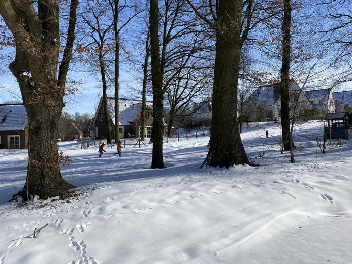 Ferienpark im Winter