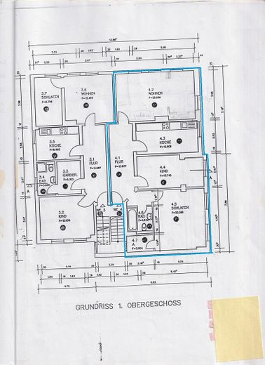 Grundriss - vor Umbau