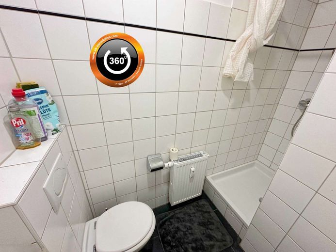 NUR für Single-Pendler-WE-Heimfahrer! Kompaktes Wohnen zw. Uni-Campus u. ZEIL – Duschbad