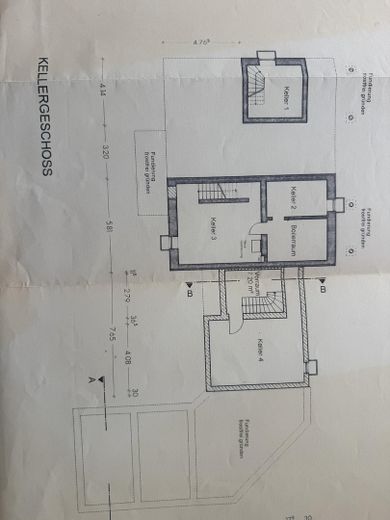 Ekskluzywna nieruchomość nad rzeką Neufnach – przestronne mieszkanie na działce o powierzchni ok. 1700 m² – Kellergeschoss