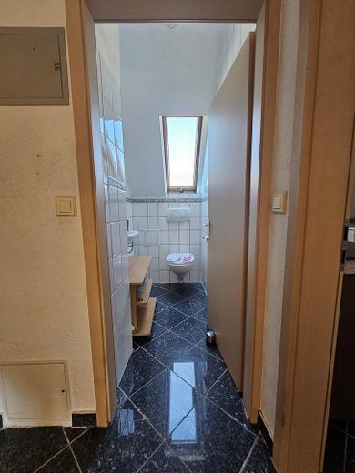 Kapitalanlage oder Selbstnutzung: 2,5-Zimmer-Dachgeschosswohnung in Stuttgart (Ohne Makler) – Toilette