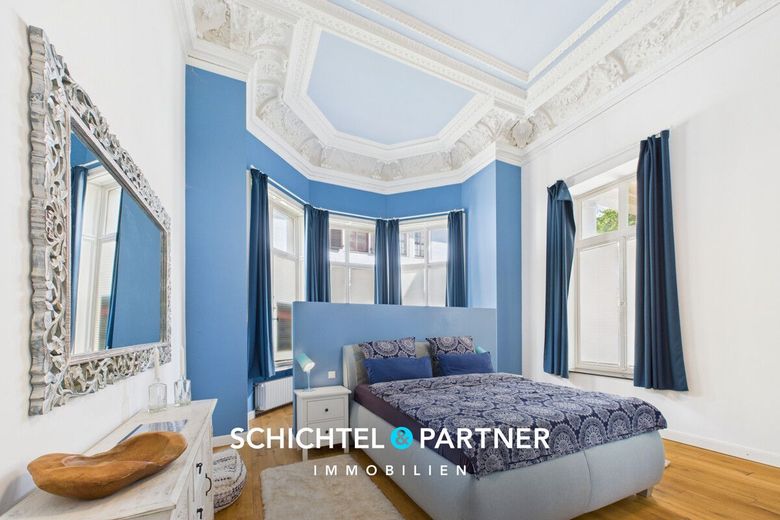 Vegesack | Einmalige Altbauwohnung in der Villa Fritze im Toscana-Stil – S&amp;P | Titelbild