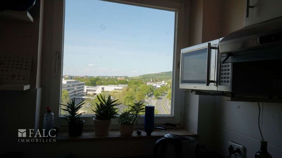Super Lage - Apartment ca. 50 m² - von FALC Immobilien Göttingen – Blick aus dem Küchenfenster