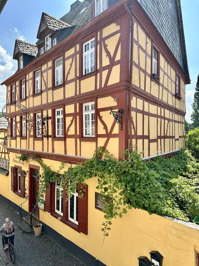 Ausblick historische Wirtshaus