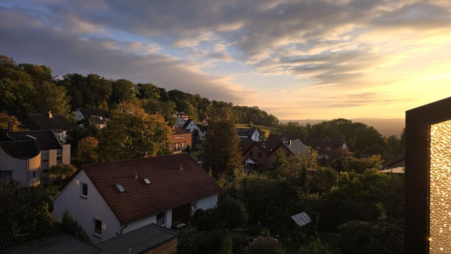 Ausblick Balkon